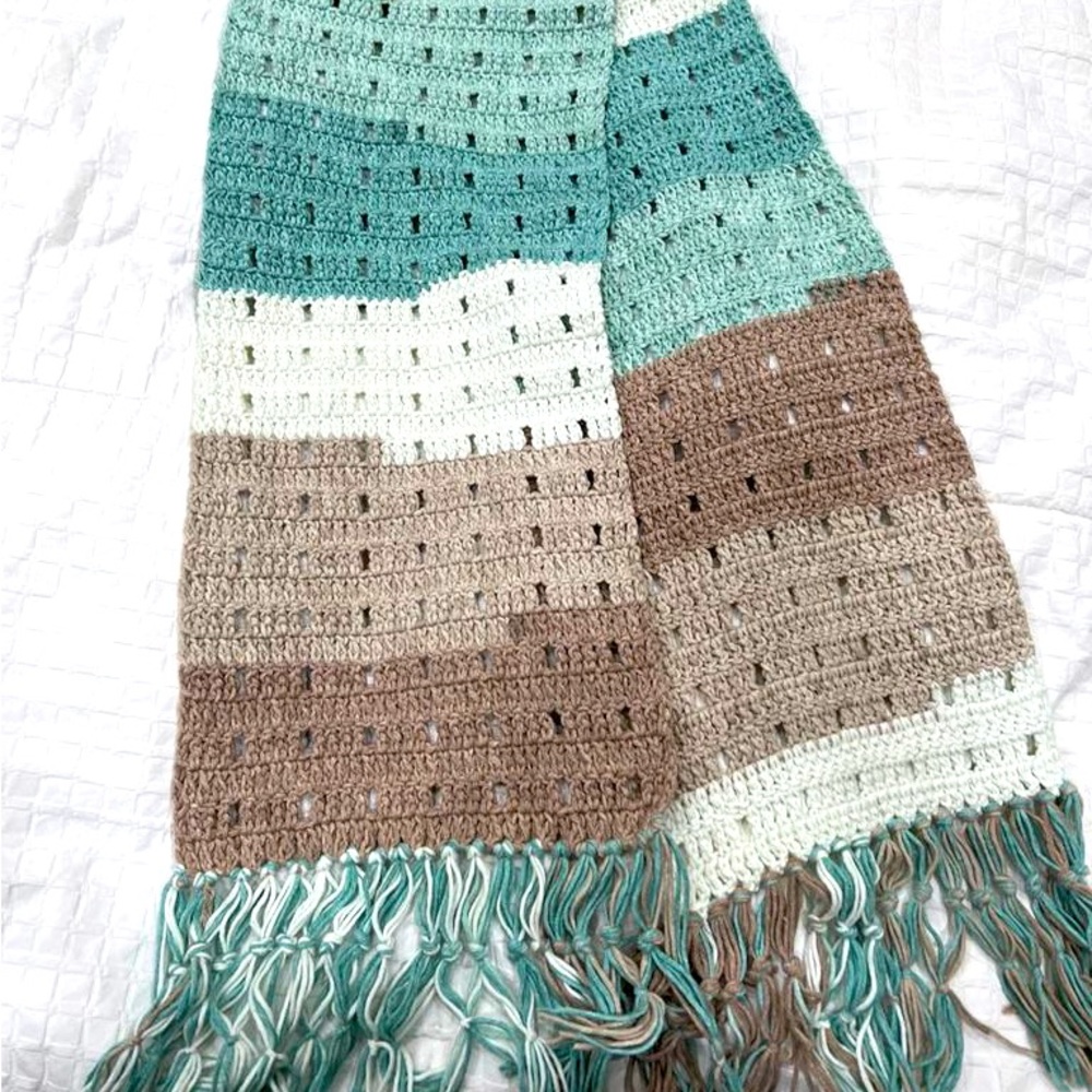 Multicolored 50 inch scarf